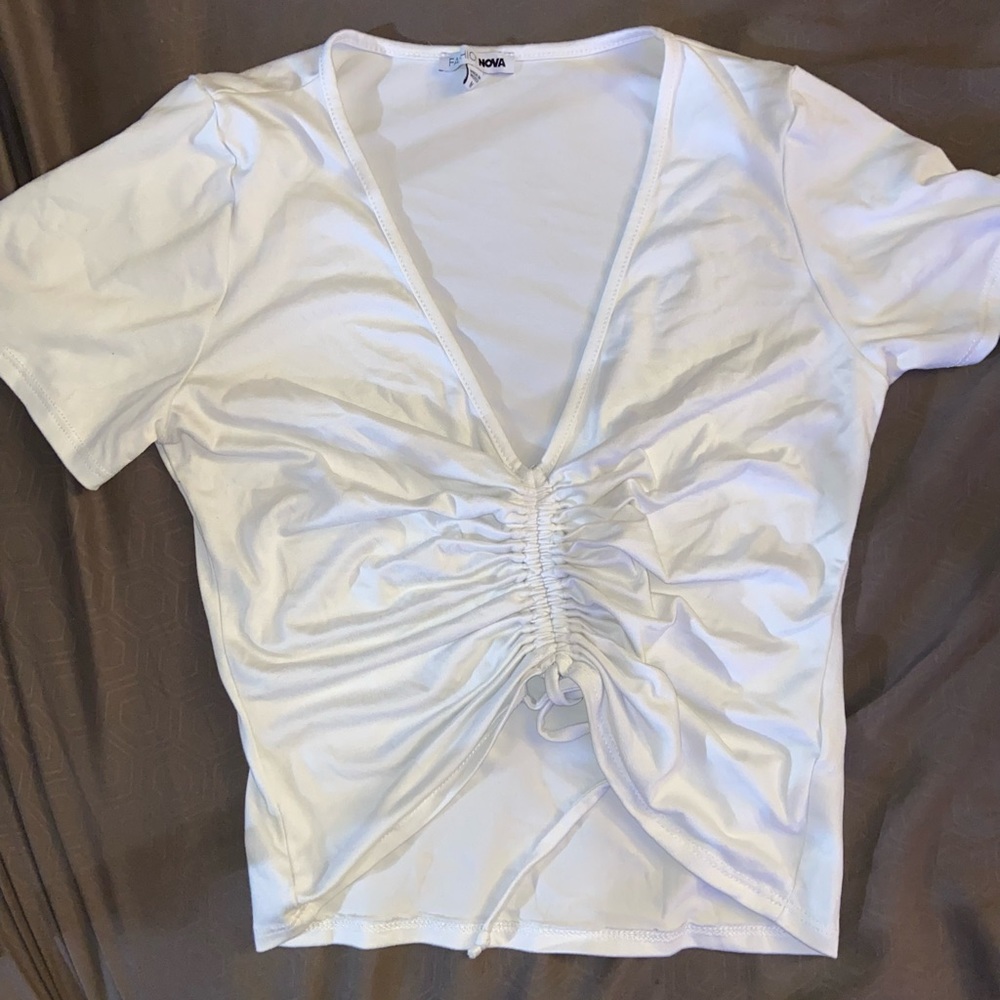 Scrunched Crop Top